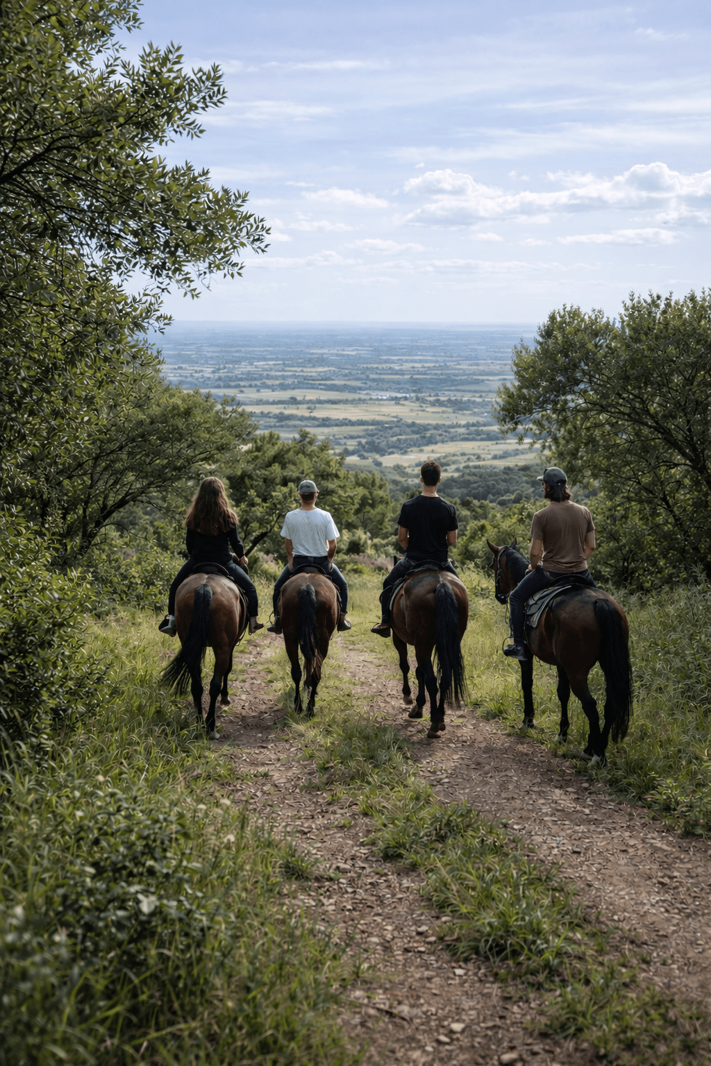 Wine tasting experience at local Tuscan vineyard with glasses of red wine and scenic views